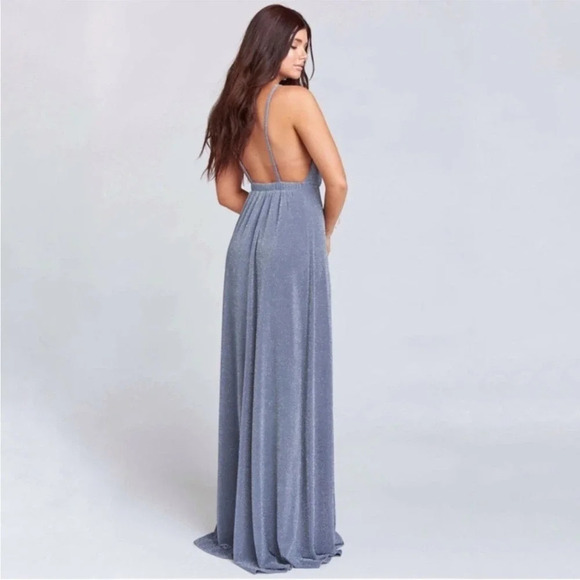 Show Me Your Mumu Amanda Maxi Dress in Dancing Queen Shine Smoke Size XXL - Picture 3 of 10